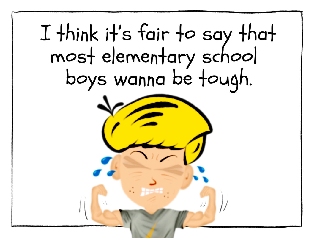 Elementary School boys tough